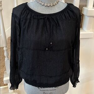 Kerry brooks black/silver blouse
